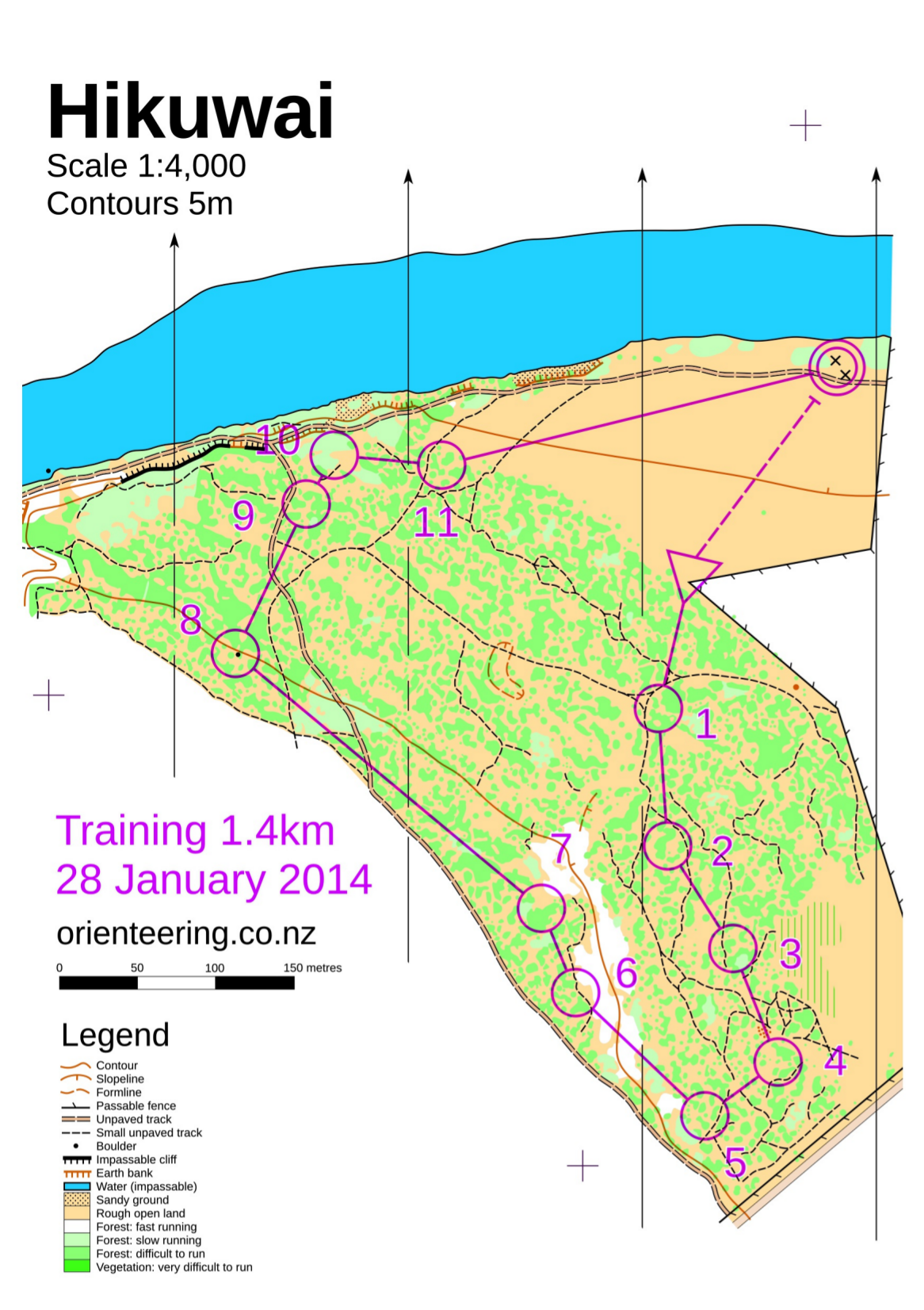 Hikuwai Training 2 (28/01/2014)