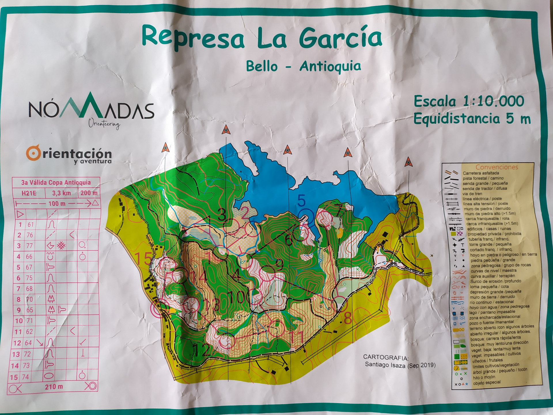 3a Válida Copa Antioquia de Orientación 2019 (29/09/2019)