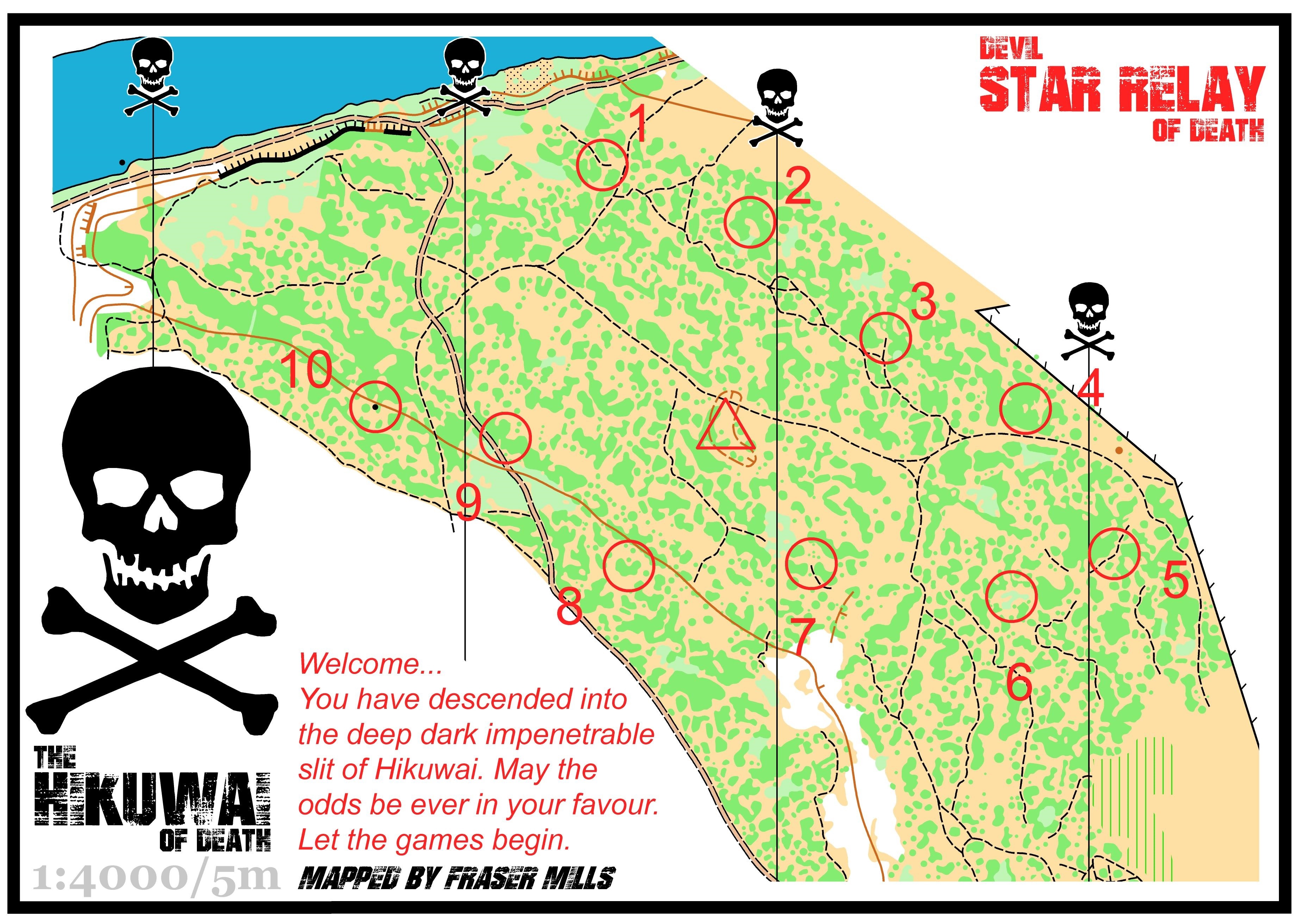 Junior Camp Day 3: Hikuwai Star Relay (15/12/2013)