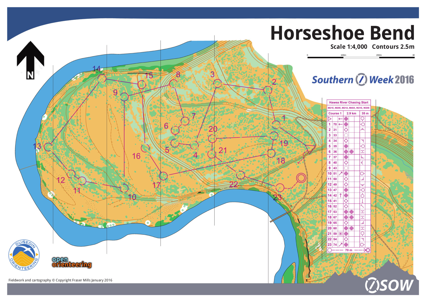Southern O Week 2016 Day 3 Chasing Start (20/01/2016)