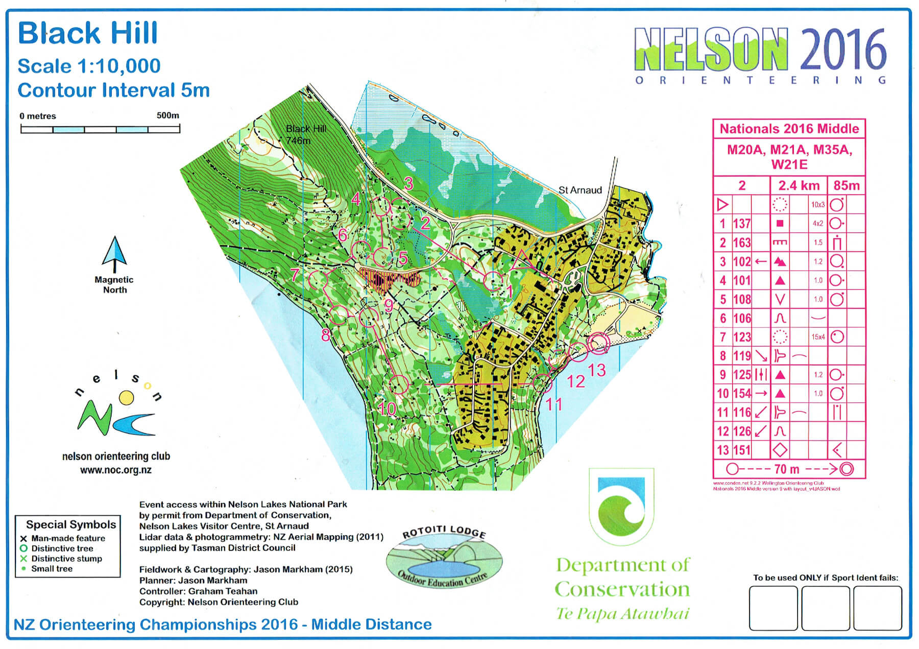 New Zealand Middle Distance Champs 2016 (26/03/2016)