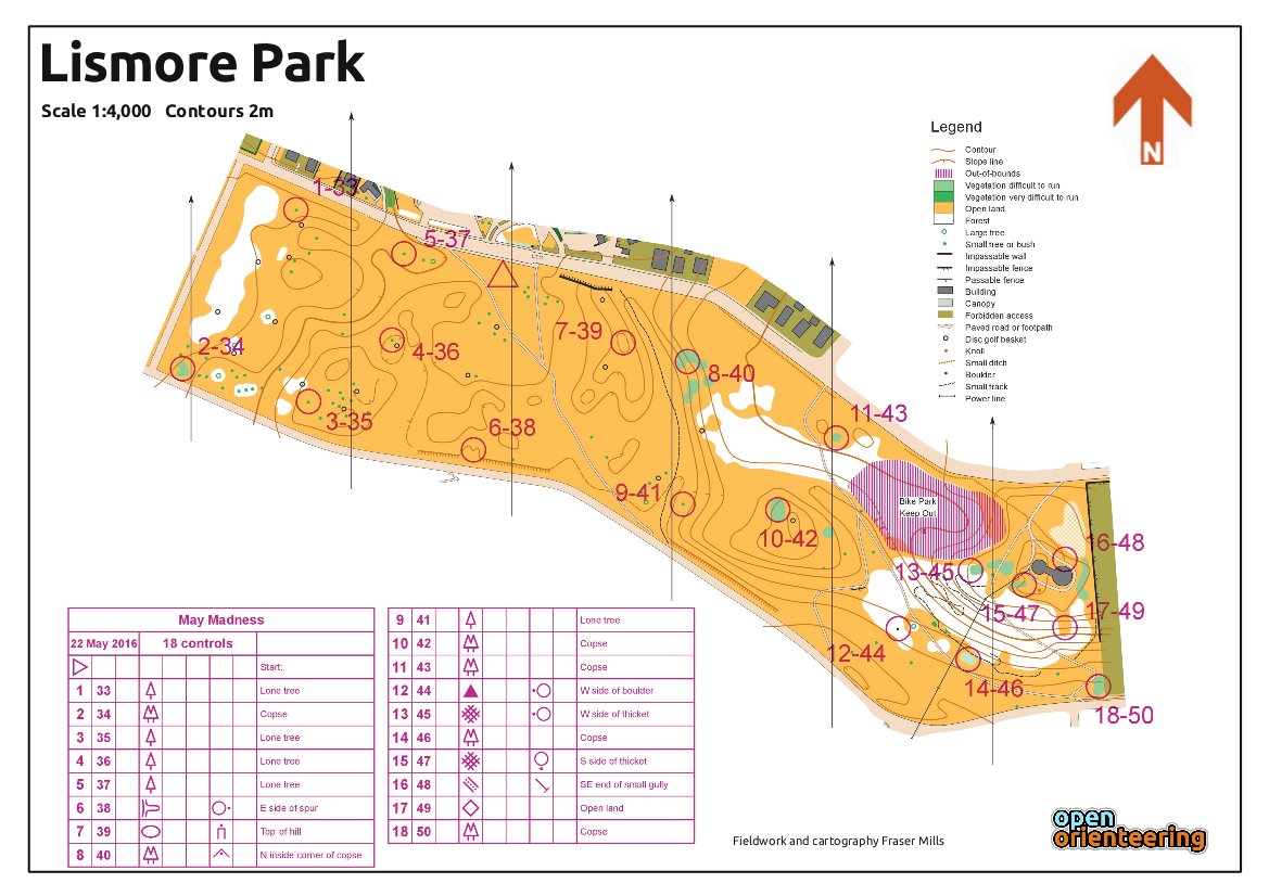 May Madness Orienteering (22/05/2016)